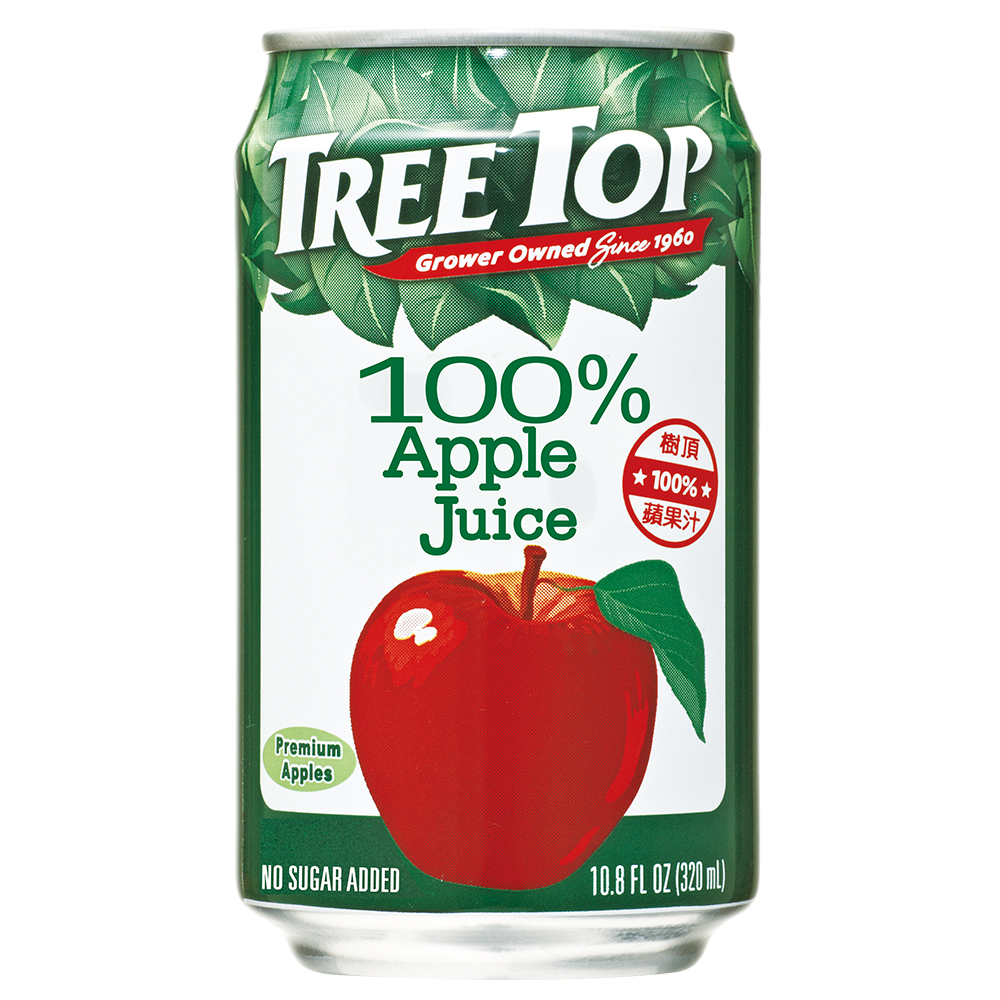 樹頂100%純蘋果汁320ML  |代理商|樹頂